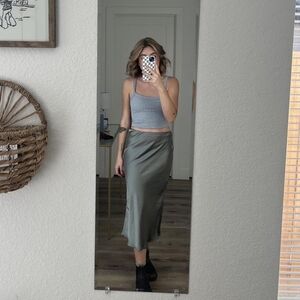 Women's Green Skirt